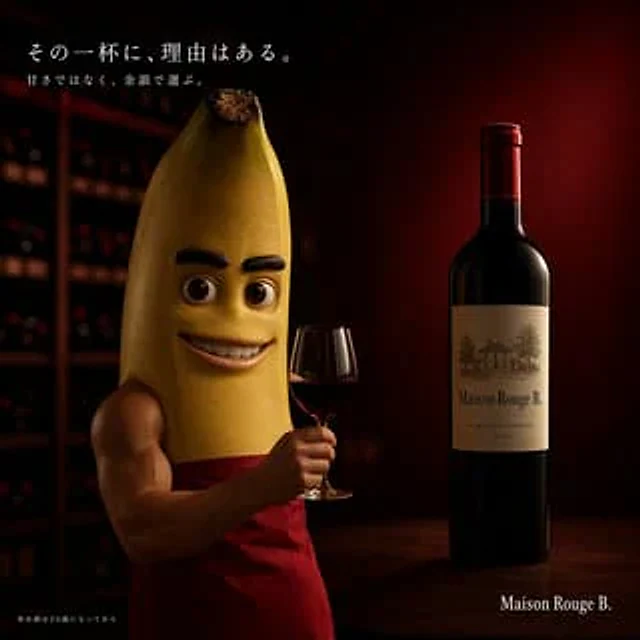 Example generated from “Cinematic Banana Wine Advertisement”