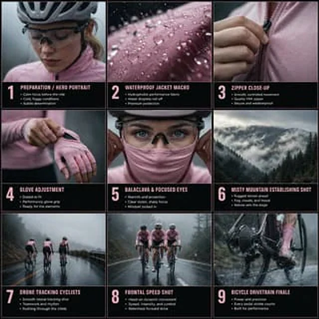 Example generated from “Rain Cycling Storyboard Grid”
