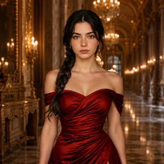 Example generated from “Luxurious Royal Palace Portrait”