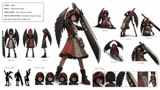 Example generated from “Dark Sword Angel Character Sheet”
