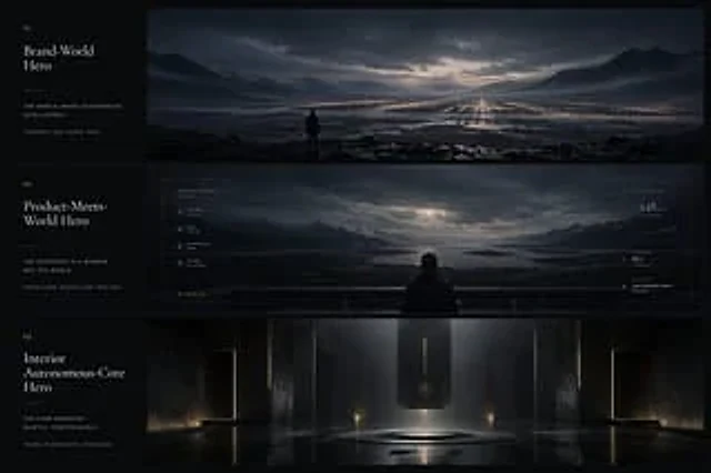 Example generated from “Cinematic Autonomous AI Mood Board”