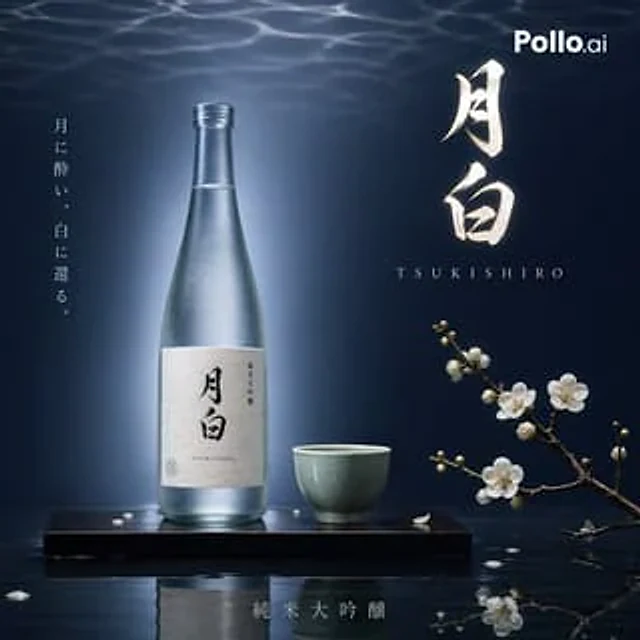 Example generated from “Premium Japanese Sake Poster”