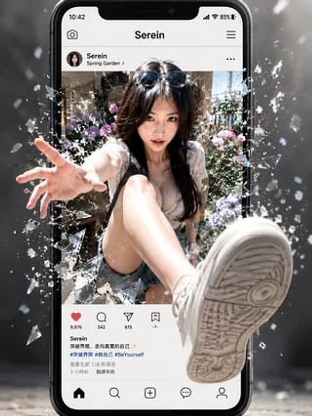 Example generated from “Social Media Screen Breakout”