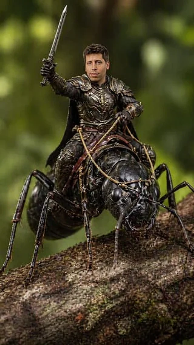 Example generated from “Ant Warrior Macro Photography”