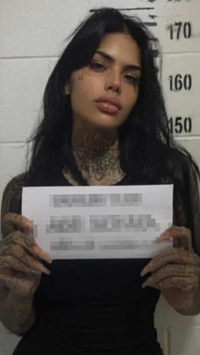 Example generated from “Gritty Tattooed Woman Mugshot”