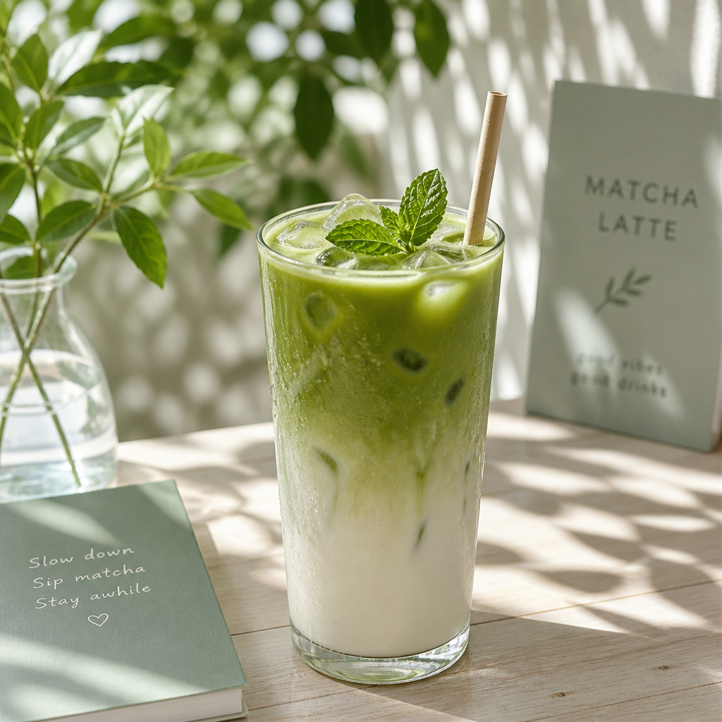 Example generated from “Iced Matcha Latte Aesthetic — API Models · CC BY 4.0”