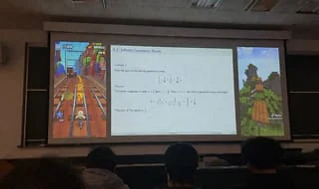 Example generated from “Brainrot Lecture Hall Projector”