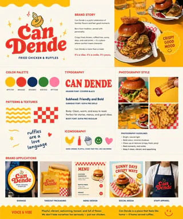 Example generated from “Retro Fast-Food Brand Board”