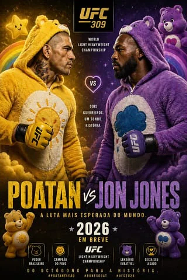 Example generated from “Jon Jones vs Poatan Care Bears Style”