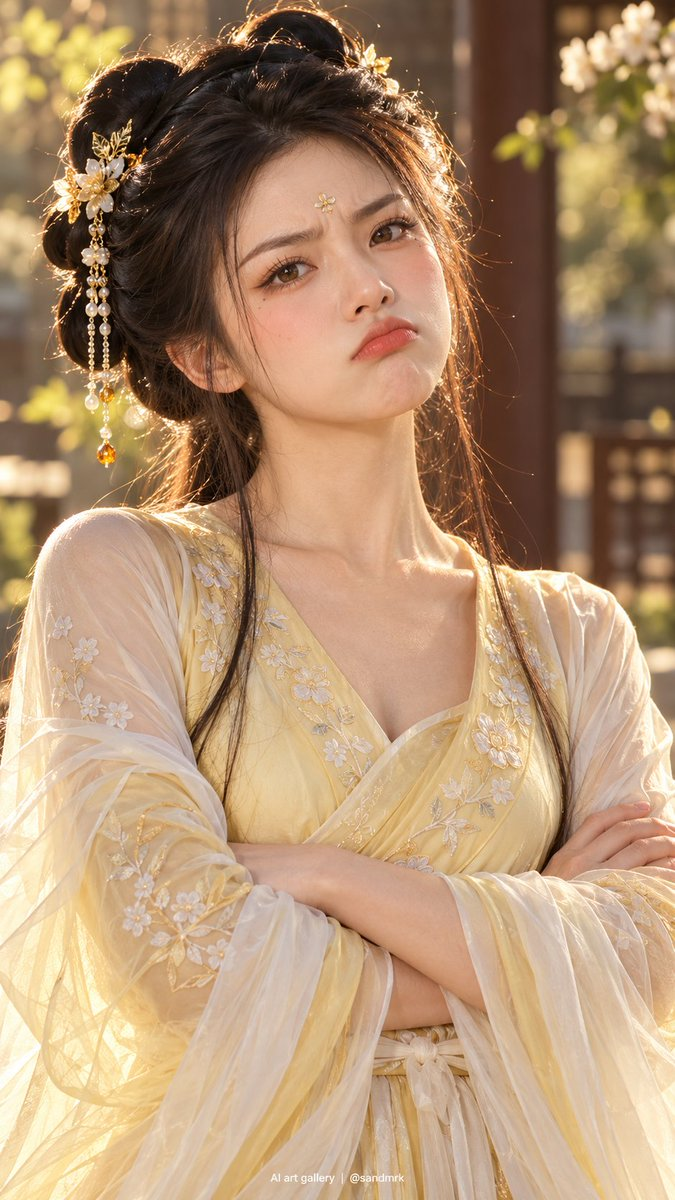 Example generated from “Photorealistic Tang Dynasty Hanfu Portrait”