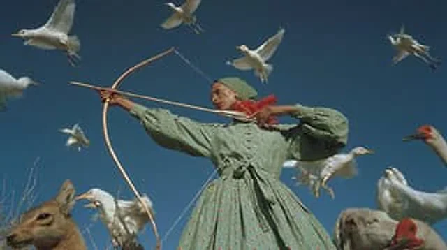 Example generated from “Surreal Archer With Birds and Animals”