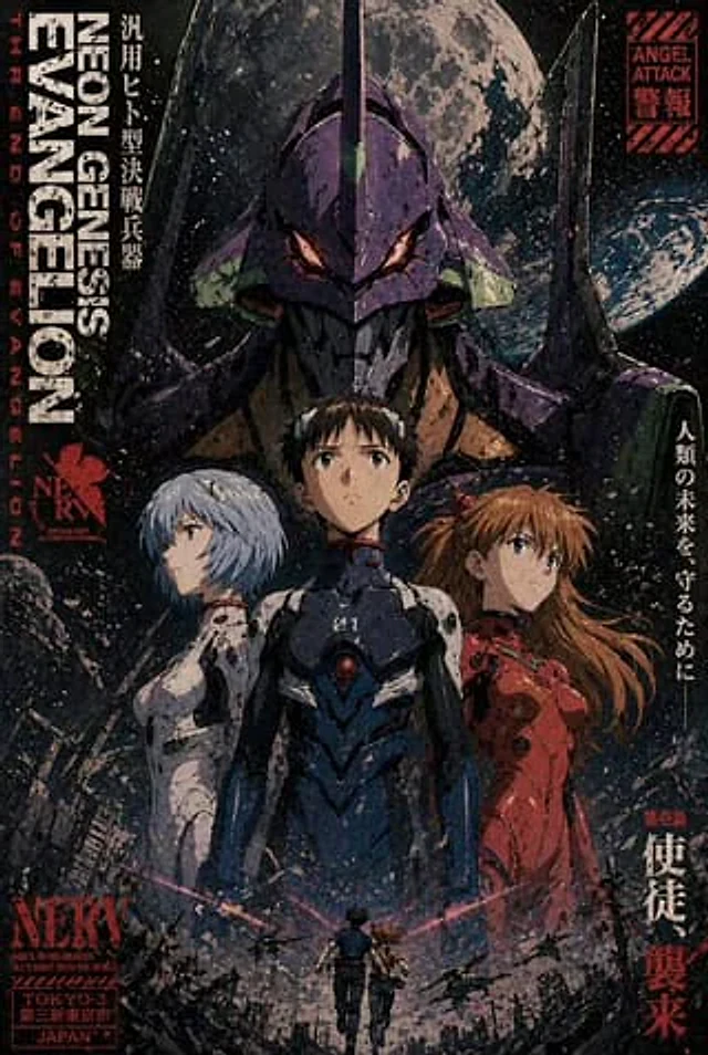 Example generated from “Gritty Evangelion Poster”