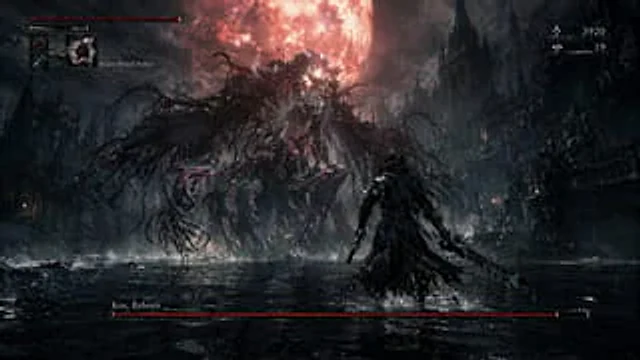 Example generated from “Dark Fantasy RPG Boss Fight Screenshot”