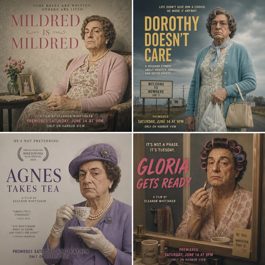 Fictional Surreal Comedy Poster Set — ClawLabs AI · MIT