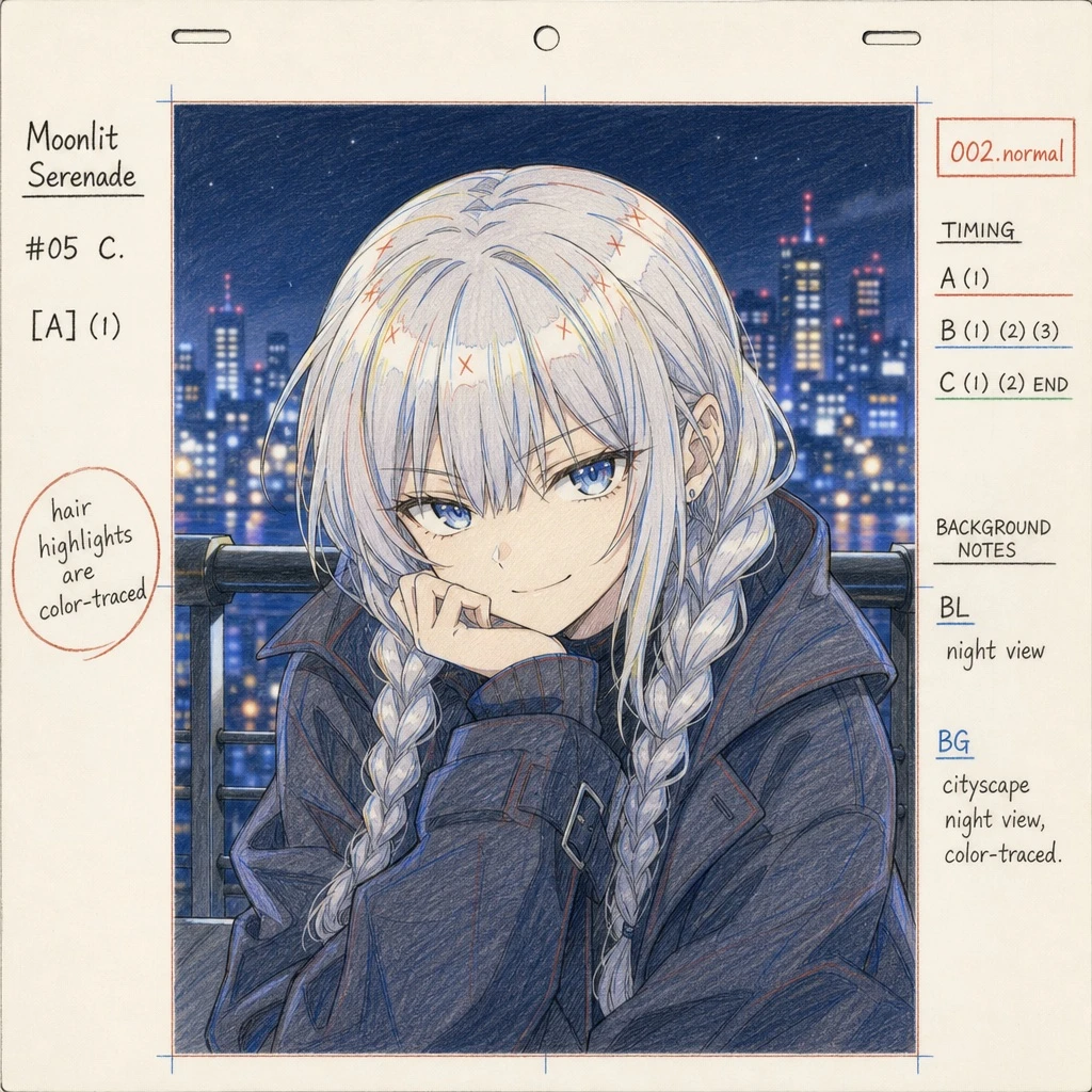 Anime Key-animation Layout Study — ClawLabs AI · MIT