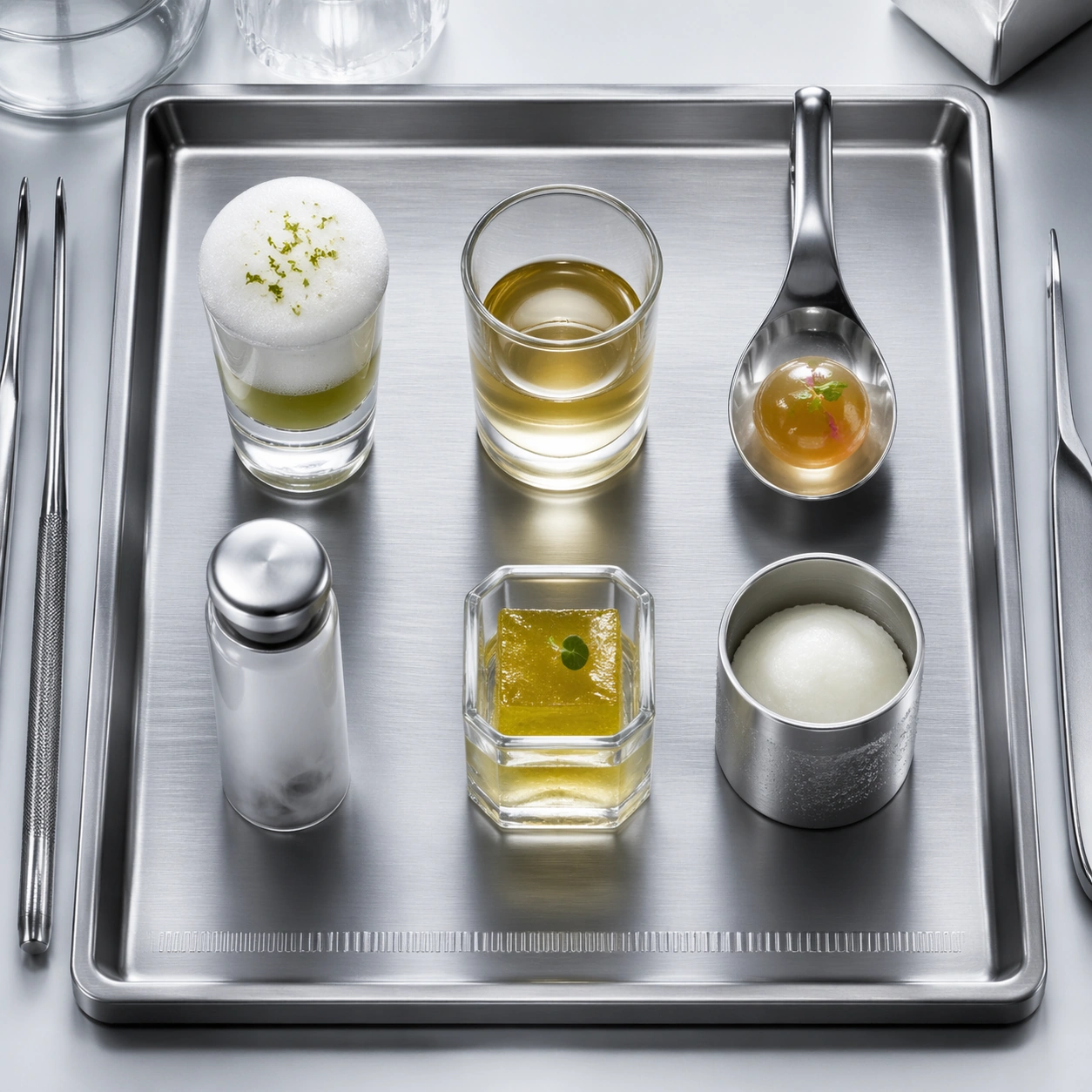 Experimental Kitchen Tasting Flight — ChaosRealmsAI · MIT