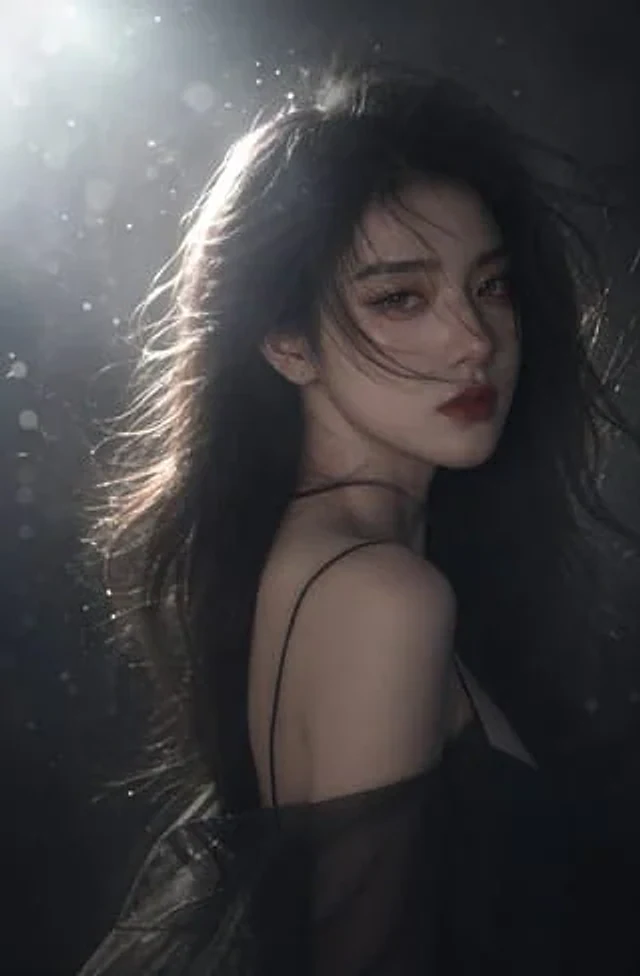Example generated from “Cinematic Backlit Woman Portrait”