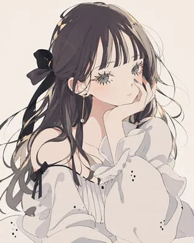 Example generated from “Soft Monochrome Anime Girl Portrait”