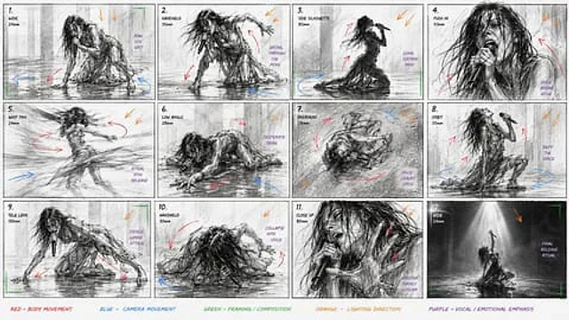 Example generated from “当代舞现场 Storyboard”