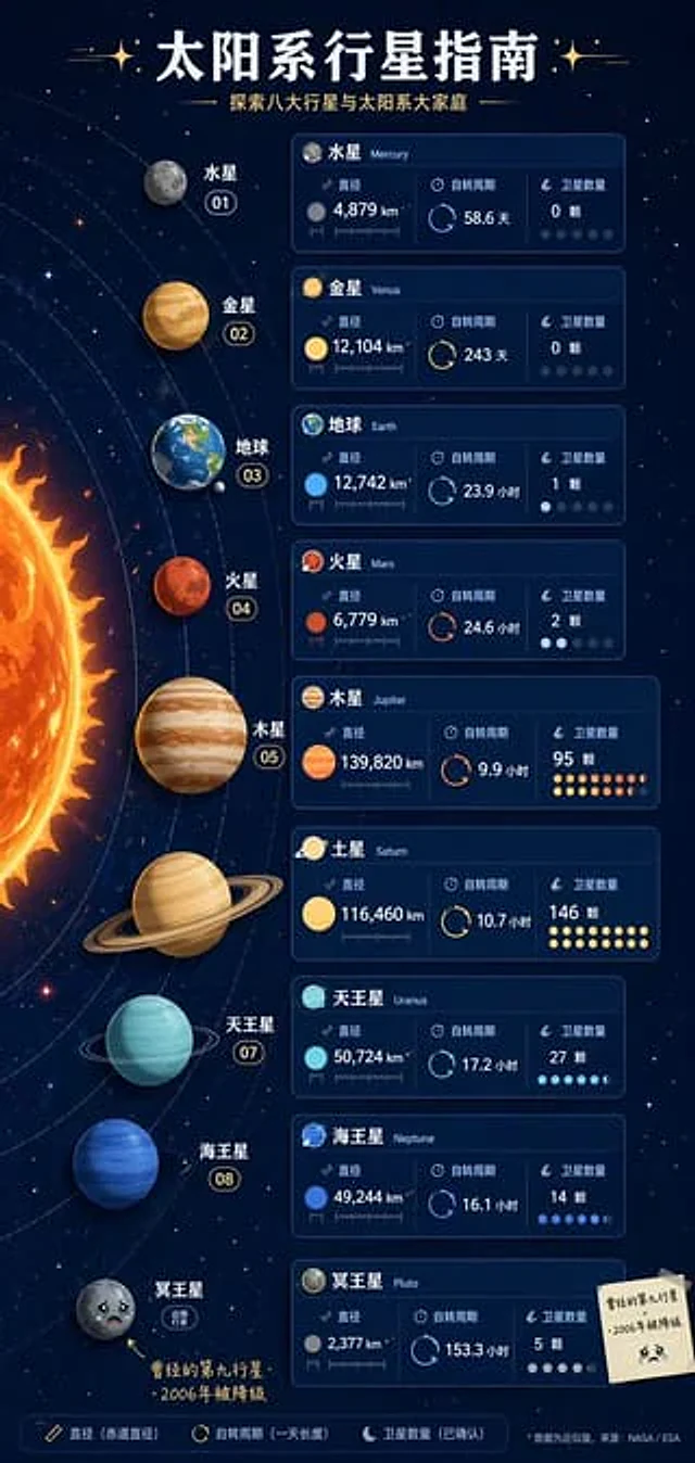 Example generated from “Solar System Infographic Poster”