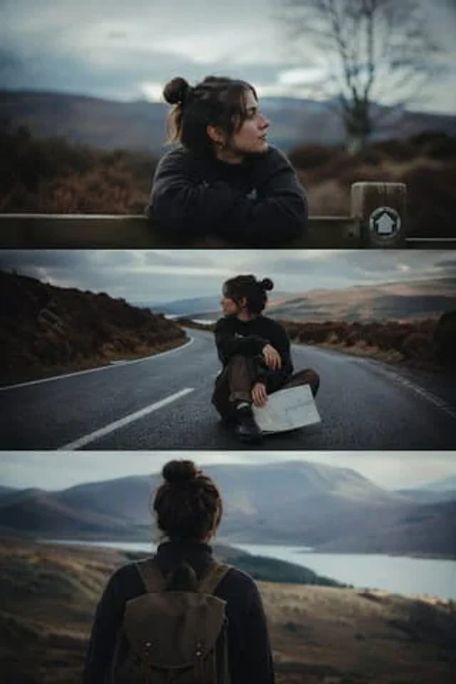 Example generated from “Cinematic 3-Frame Solo Travel Stills”
