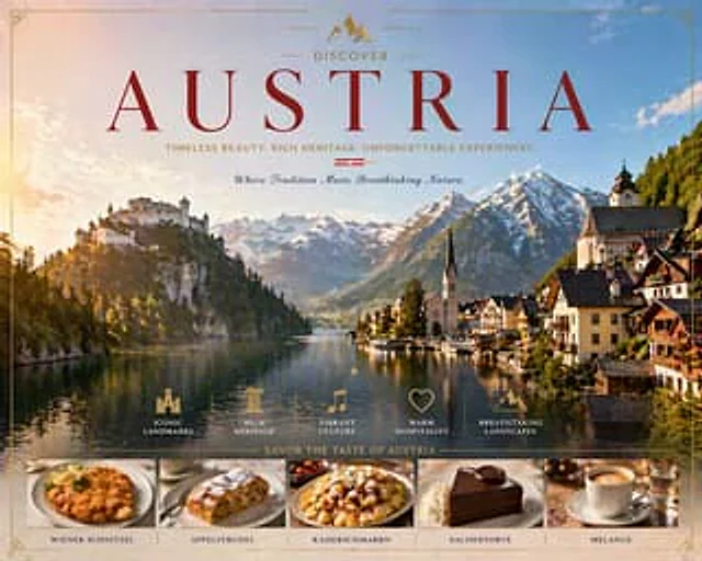 Example generated from “Luxury Austria Travel Poster”