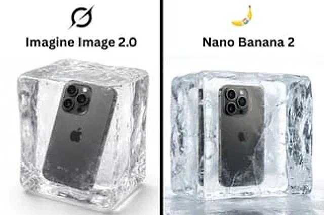 Example generated from “E-commerce Main Image - Product in Ice Cube Minimalist”