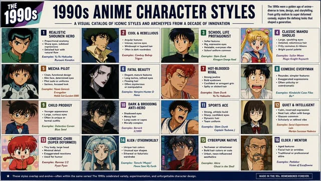 Example generated from “Anime Style Infographic Catalog”