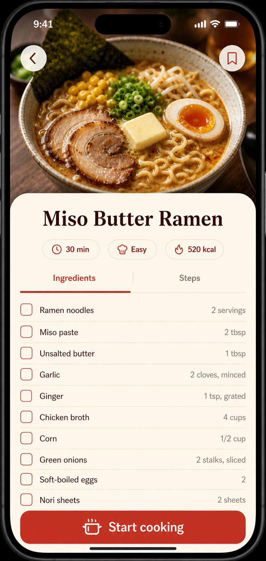 Example generated from “Design illustration · Recipe App Detail Screen — API Models · CC BY 4.0”