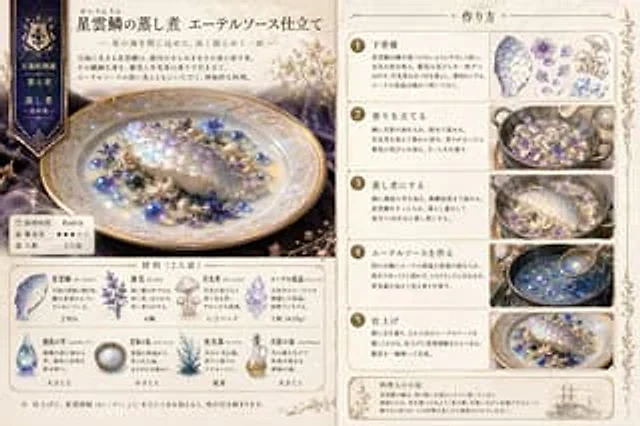 Example generated from “Fantasy Recipe Illustration”