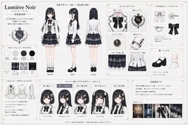 Example generated from “Idol Costume Design Sheet”