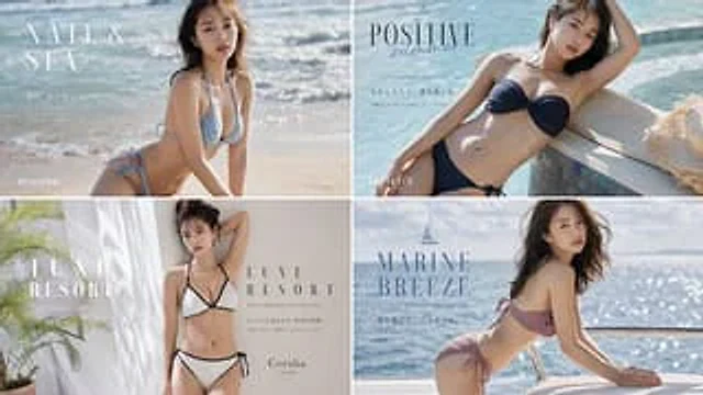 Example generated from “Fashion Magazine Swimwear Layout”
