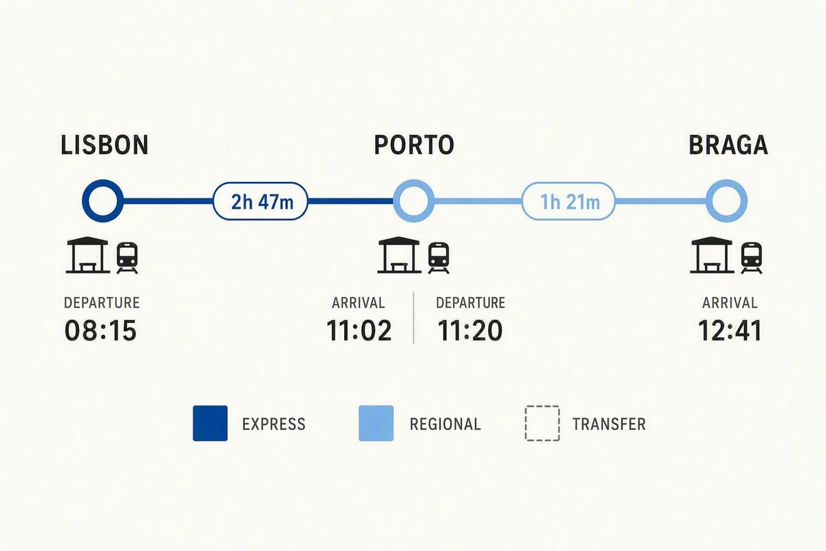 Example generated from “Three-City Rail Journey Map”