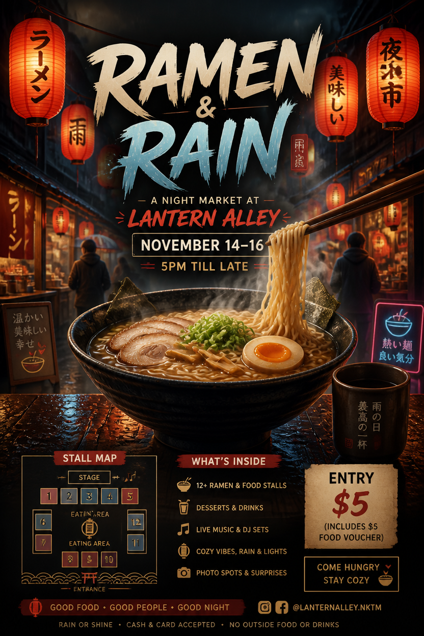 Example generated from “Design illustration · Ramen & Rain Street Fair — API Models · CC BY 4.0”