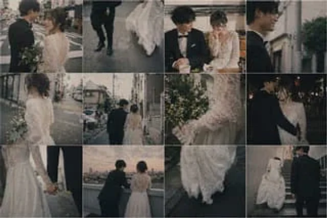 Example generated from “Emotional Japanese Wedding Photo Collage”