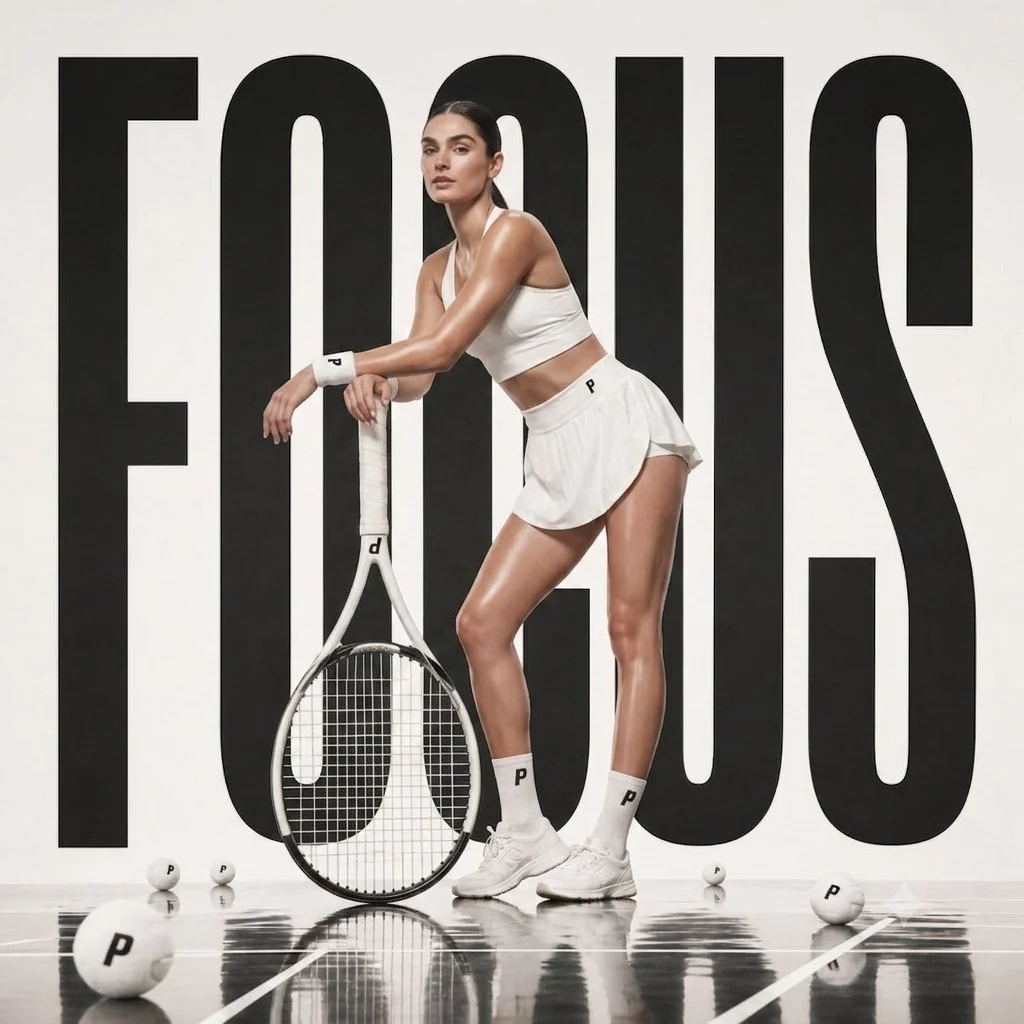 High-Fashion Tennis Campaign