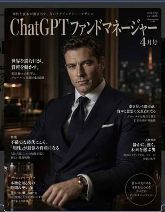 Example generated from “Luxury Magazine Layout”