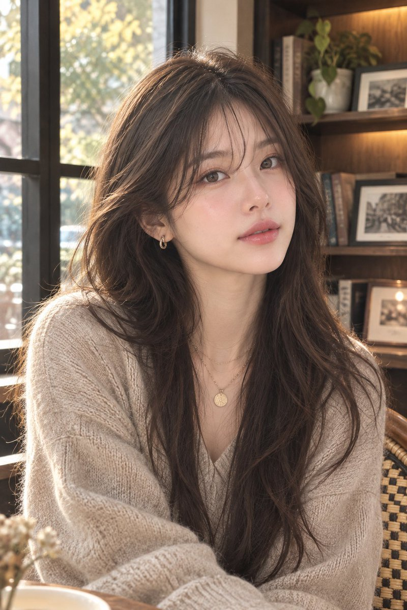 Example generated from “Cozy Cafe Portrait”