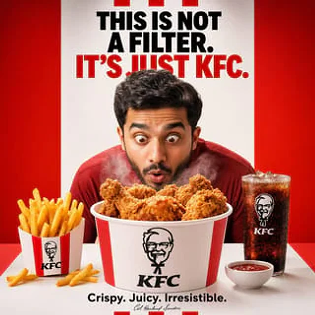 Example generated from “Bold KFC Food Ad Poster”