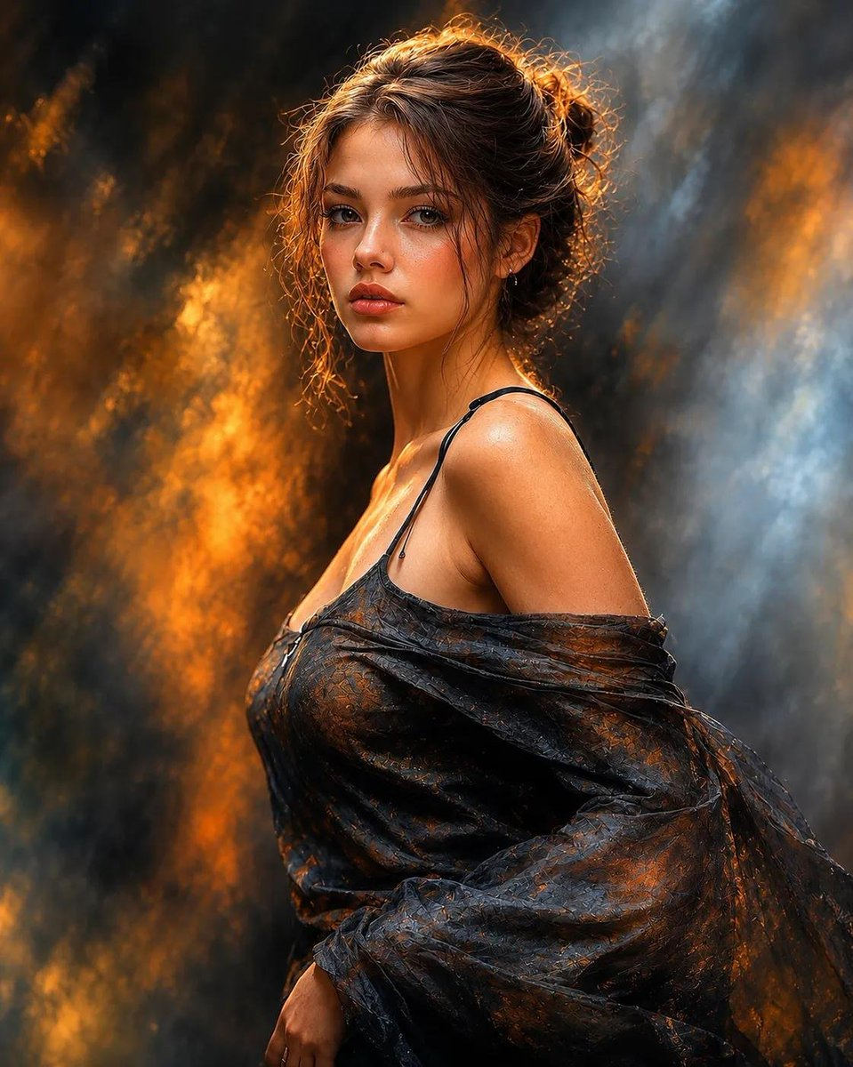 Cinematic Portrait with Dramatic Lighting