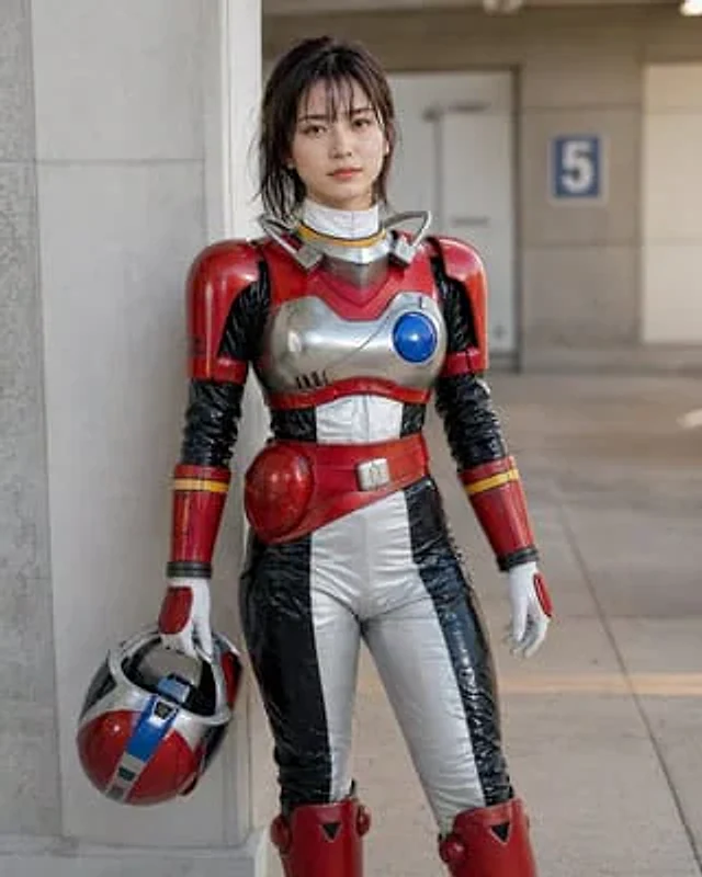 Example generated from “Retro Space Heroine Cosplay Portrait”