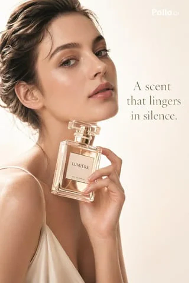 Example generated from “Luxury Perfume Editorial Ad”