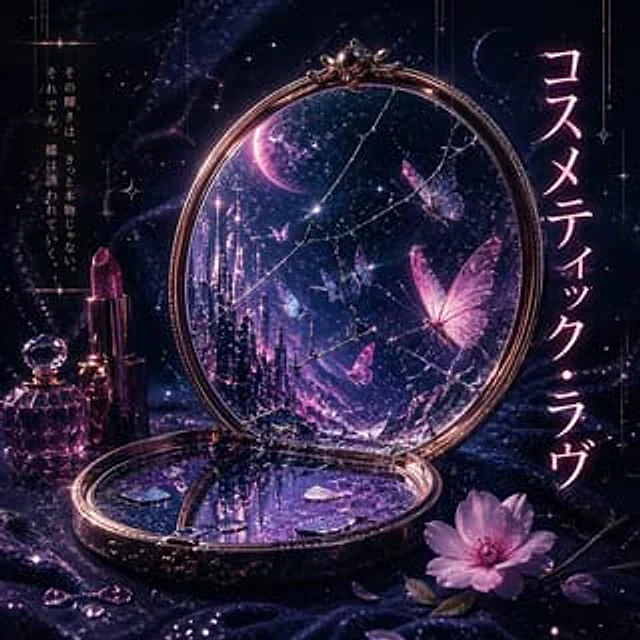 Example generated from “Cosmic Broken Compact Album Cover”