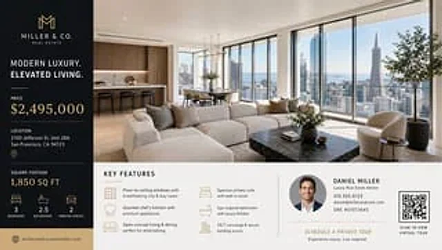 Example generated from “Luxury Real Estate Flyer Layout”