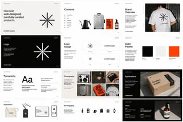Example generated from “Brand Kit Design Prompt”