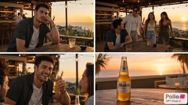 Example generated from “Sunset Beer Ad Storyboard”