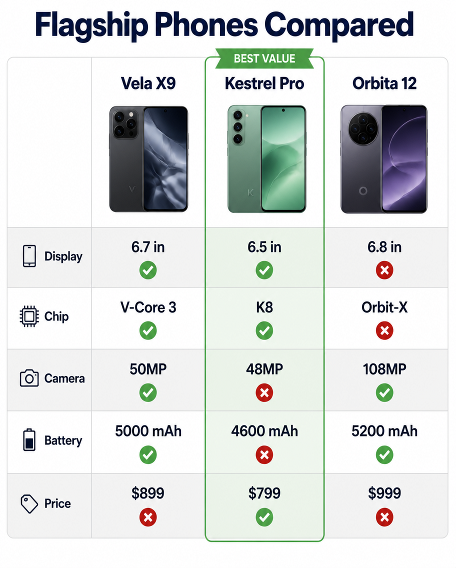 Example generated from “Design illustration · Flagship Phones Comparison Table — API Models · CC BY 4.0”