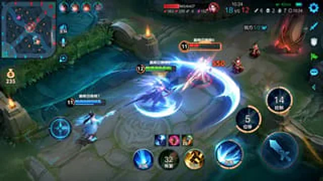 Example generated from “MOBA Game Combat Scene”