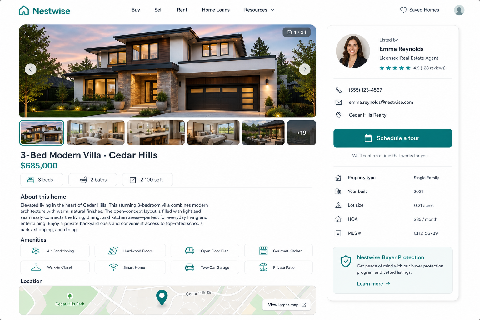Example generated from “Design illustration · Real Estate Listing Page — API Models · CC BY 4.0”
