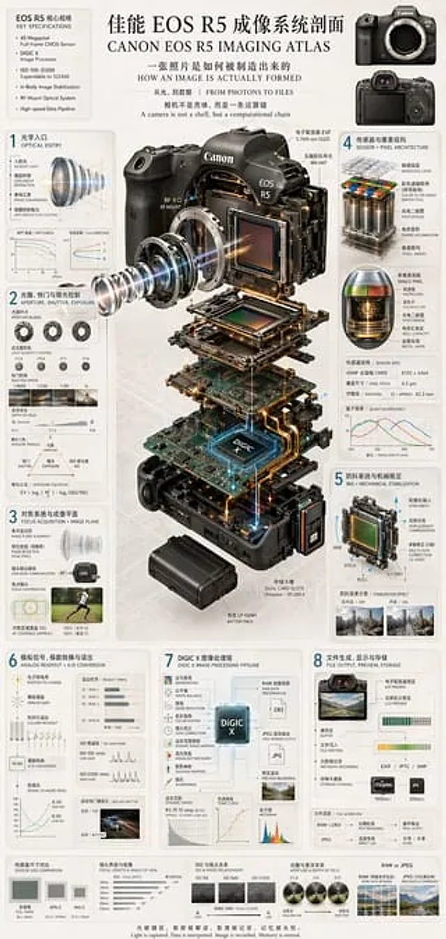 Example generated from “Camera Exploded View Infographic”